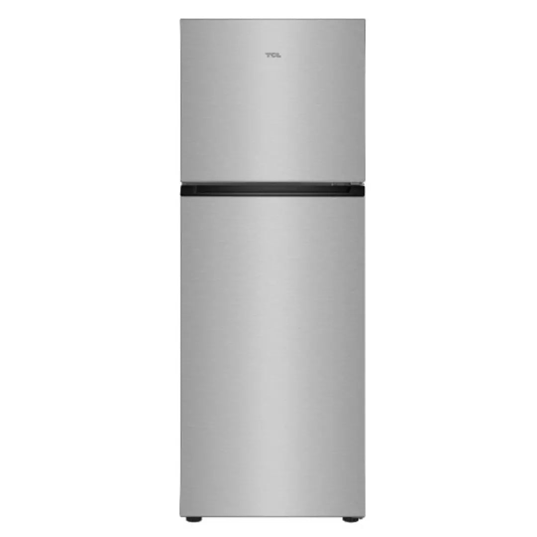TCL Top Freezer Refrigerator, 10.1CFT, 286 Liters, P370TMN - Inox