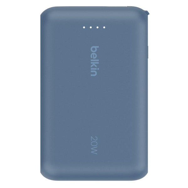 Belkin Boostcharge Pb 10K Pd 20W With Usb-C Integrated Cable Blue