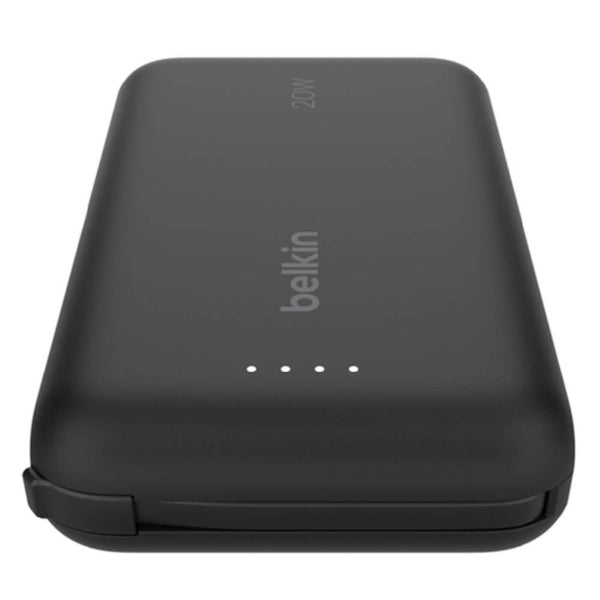 Belkin Boostcharge Pb 10K Pd 20W W/ Usb-C Integrated Cable Balck