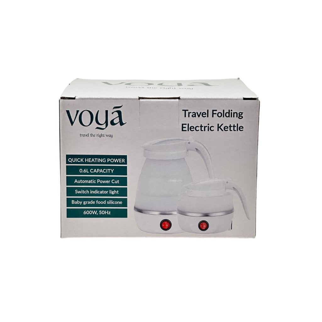 Voya Travel Foldable 600ml Electric Kettle