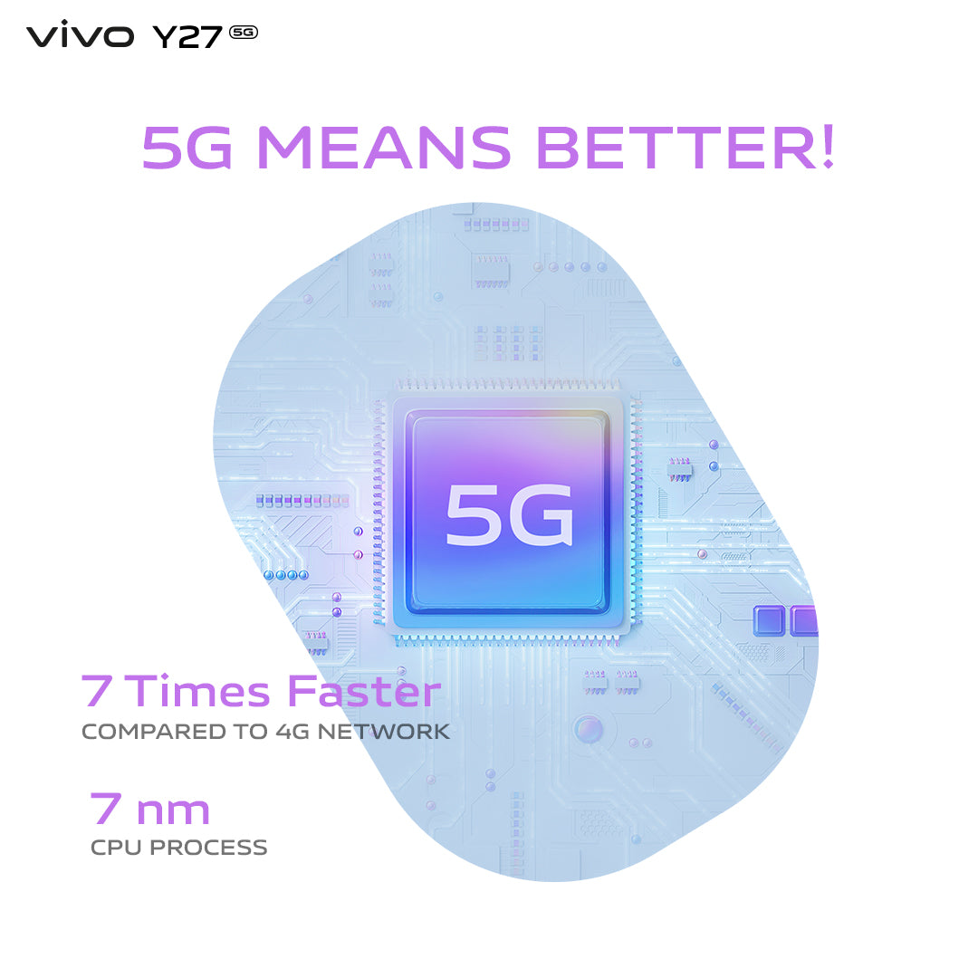 VIVO Y27 5G 256 GB | 8GB Satin Purple-LUFS