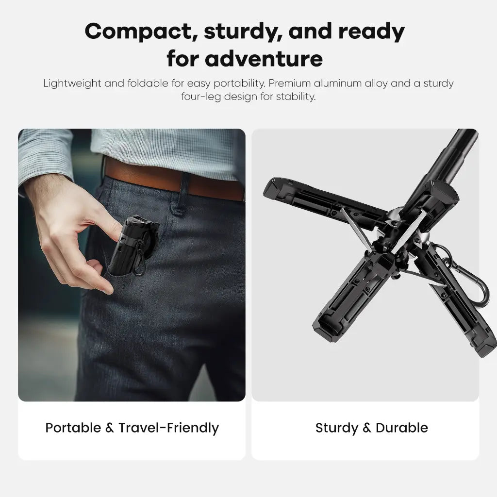 ZLOS Magnetic Selfie Stick + Tripod