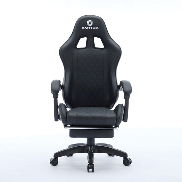 Oartex Model LD034 PVC Gaming Chair Black & Black