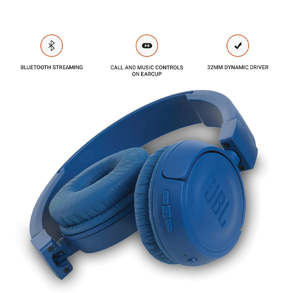JBL Bluetooth Headphone Tune 460Bt Blue
