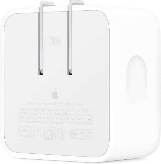Apple Dual Usb-C Port Power Adapter 35W - White