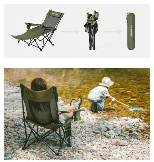 Naturehike Muwang T05 Leisure Lounge Chair - Hiking Green