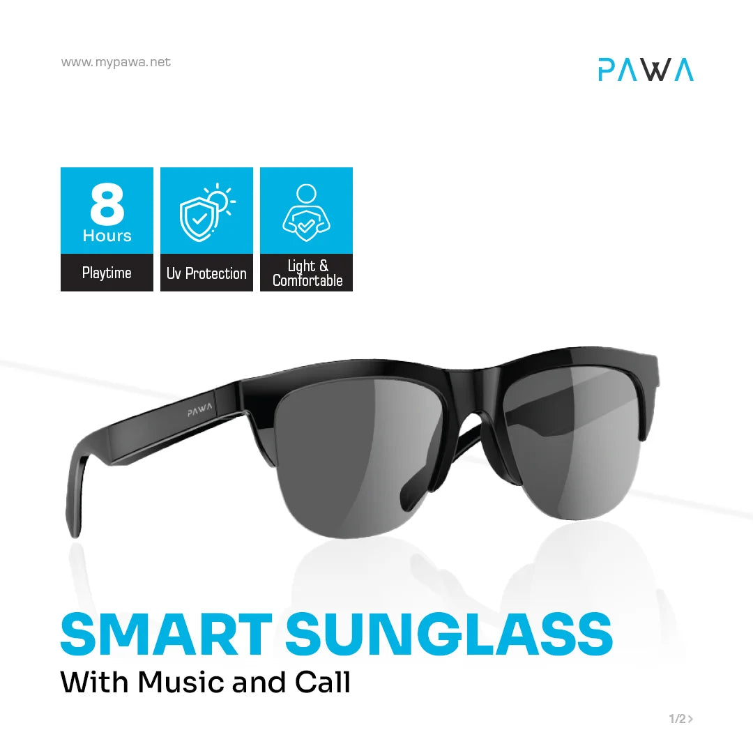Pawa Smart Sunglass with Music and Call