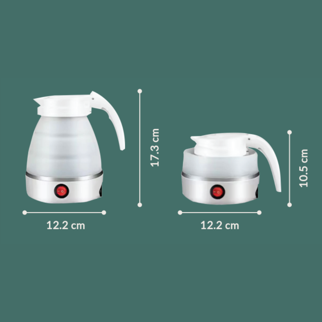Voya Travel Foldable 600ml Electric Kettle