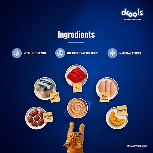 Drools Ocean Fish Mousse  Kitten  80gm (12pcs)