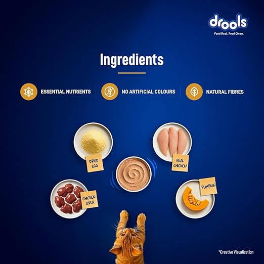 Drools  Chicken Mousse Kitten  80gm (12pcs)