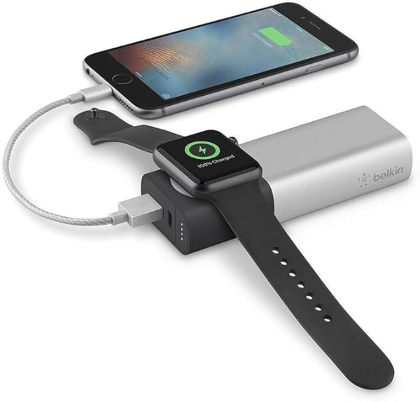 Belkin Valet Charger Power Pack 6700Mah For Apple Watch+Iphone (F8J201Btslv)