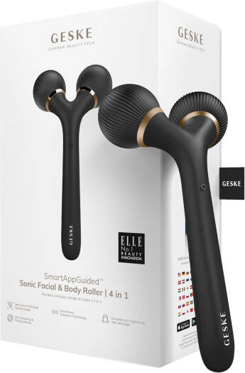 GESKE Face Care - Sonic Facial Rolle - 4 In 1- Grey