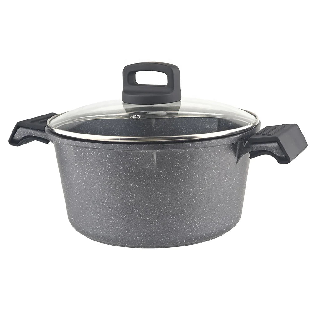OSFE-11PCSGranite Cookware Set- GR11-DGY