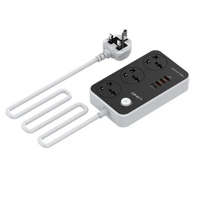 LDNIO Universal Power Strip 3 Sockets With 3 Qc 3.0 Ports &20W USB C PD (Sc3412)