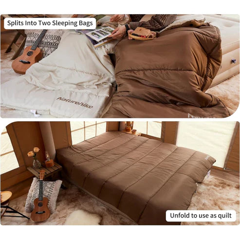Naturehike Cengran Layered Sleeping Bag 3 Layer - Brown (210*90)