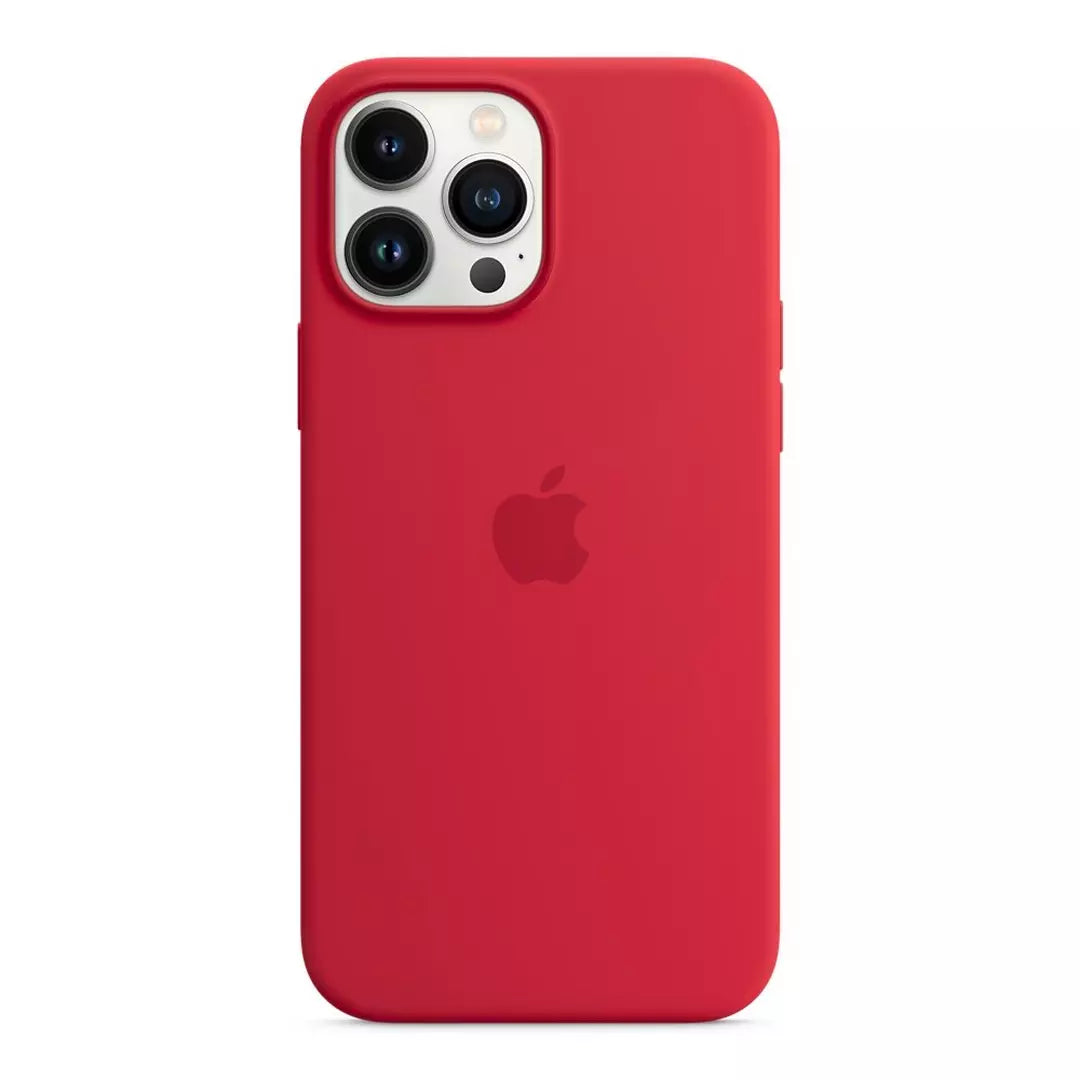 iPhone 13 Pro Max Silicone Case with MagSafe - (PRODUCT)RED