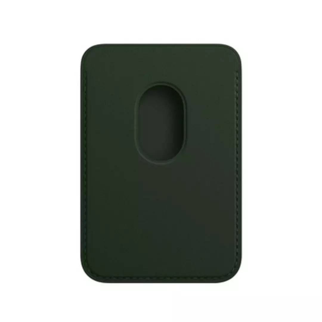 iPhone Leather Wallet with MagSafe - Sequoia Green