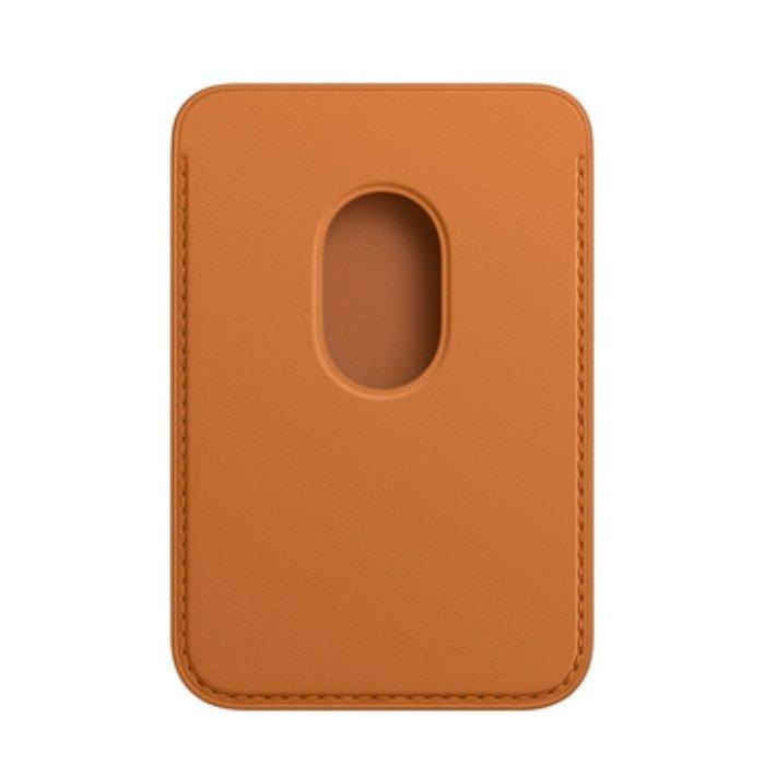 iPhone Leather Wallet with MagSafe - Golden Brown