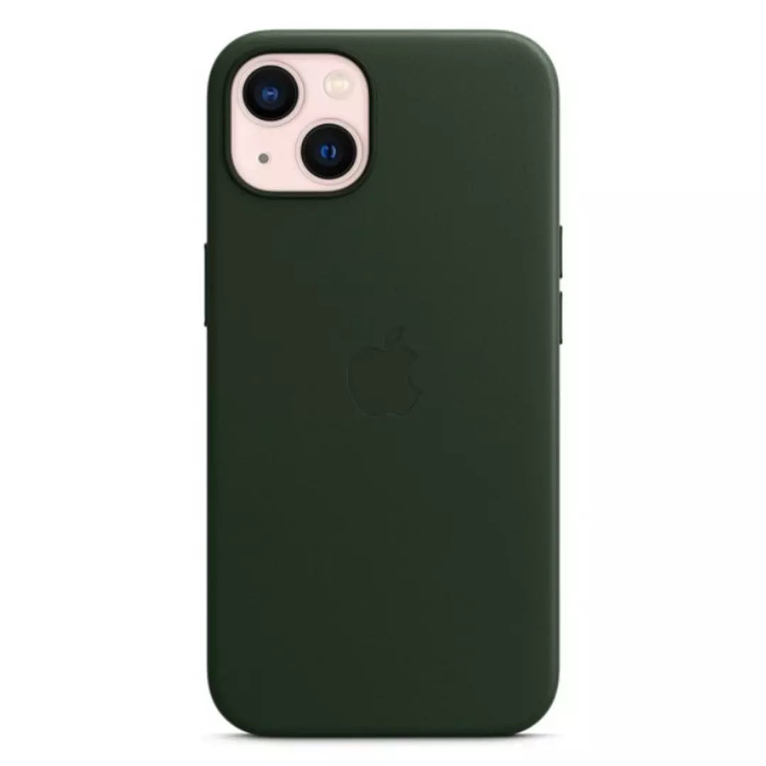 iPhone 13 Leather Case with MagSafe - Sequoia Green