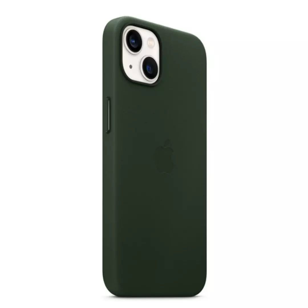 iPhone 13 Leather Case with MagSafe - Sequoia Green