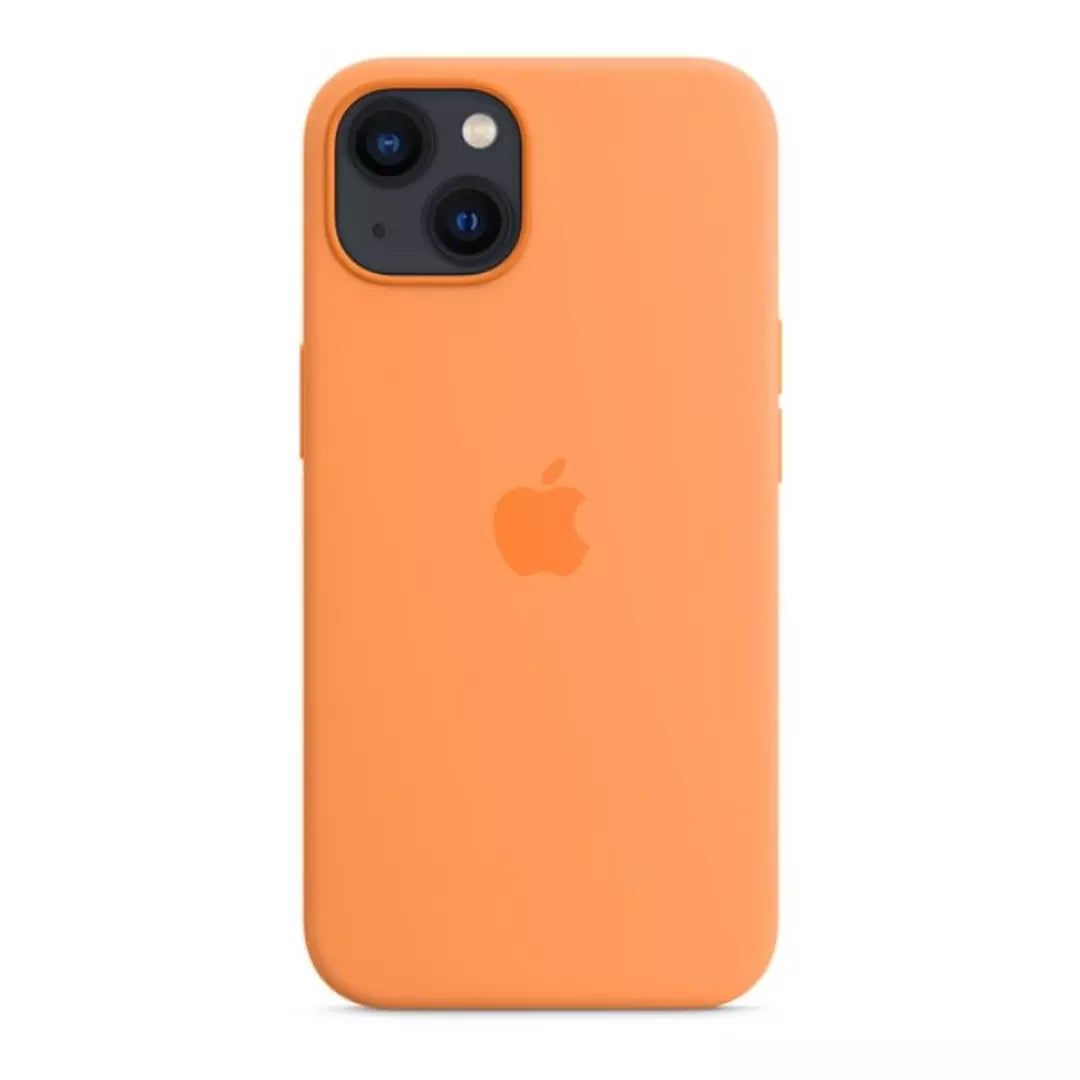 iPhone 13 mini Silicone Case with MagSafe - Marigold