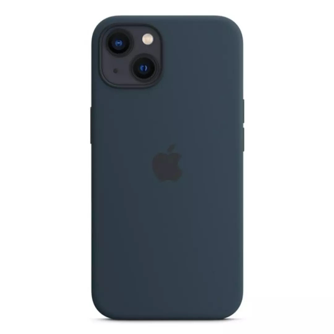 iPhone 13 Silicone Case with MagSafe - Abyss Blue