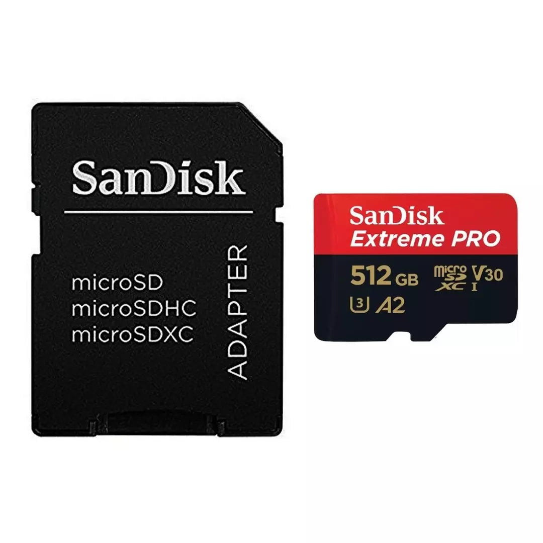 Sandisk Extreme Pro Microsd Uhs I Card 512Gb For 4K Video On Smartphones