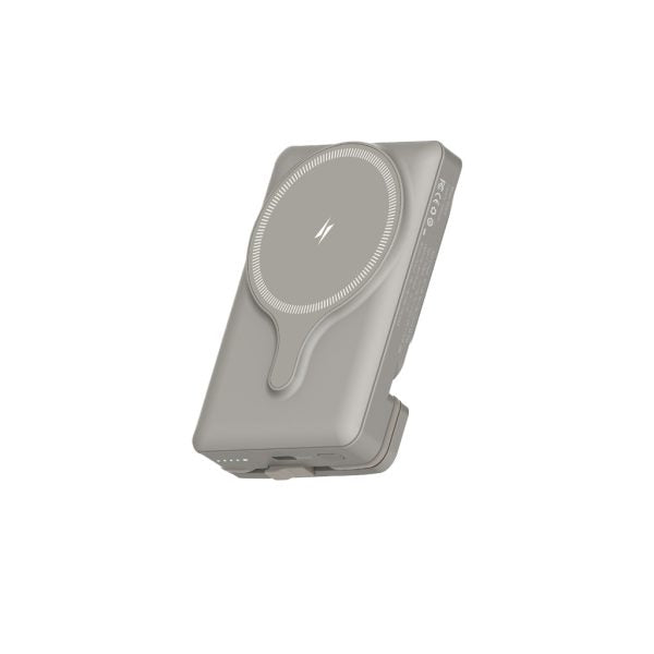 Powerology 5000Mah Powerbank Magsafe Charging Air-Vent Mount Titanum