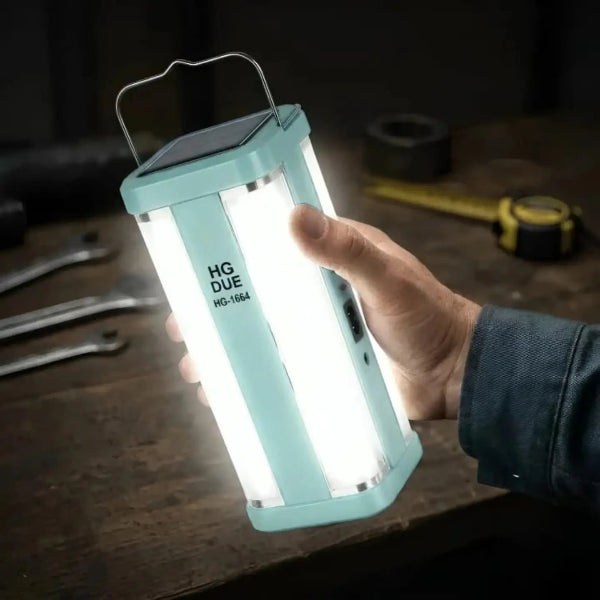 HQ Due Portable Solar Led Light -Green