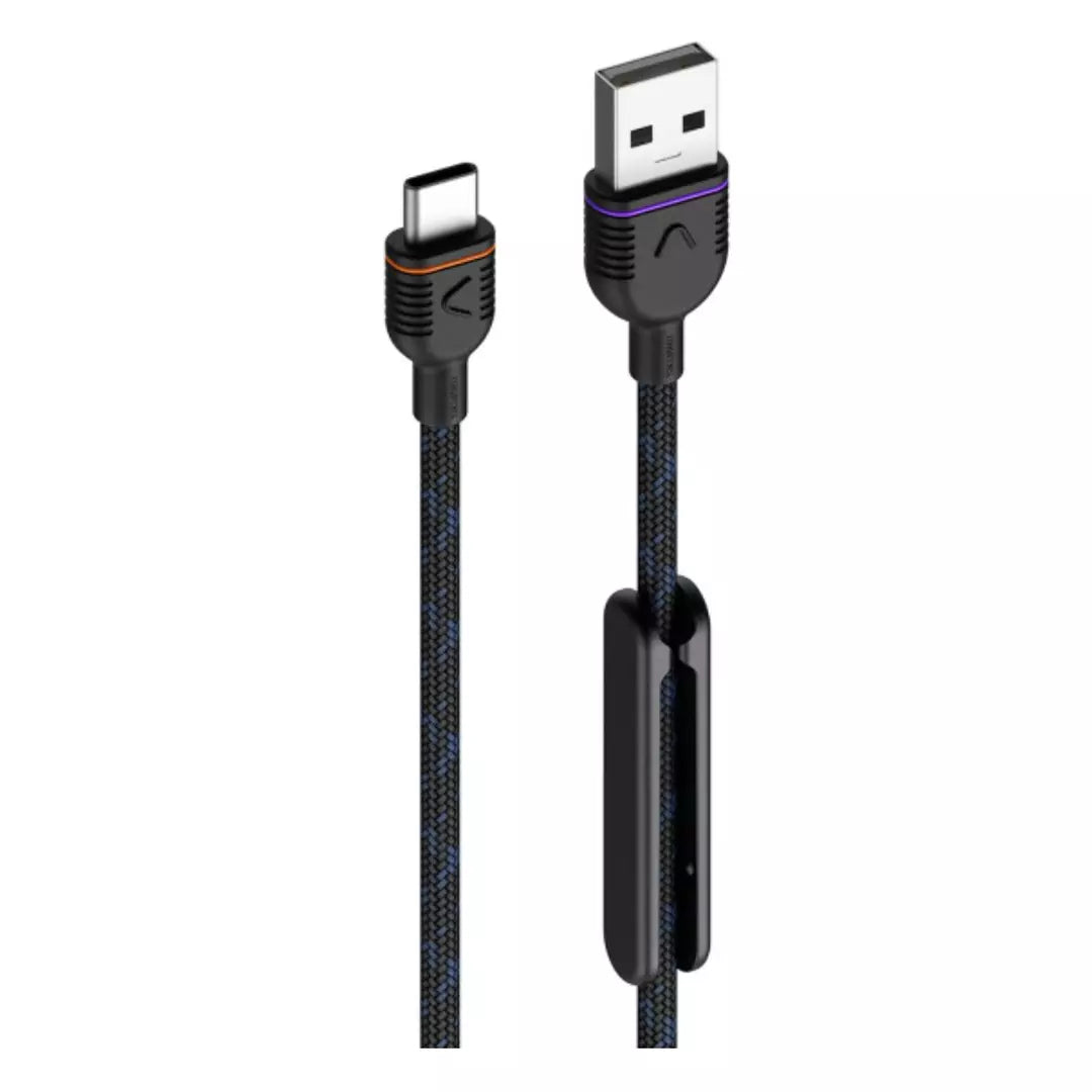 Unisynk Usb-A To Usb-C Cable Black 1.2M