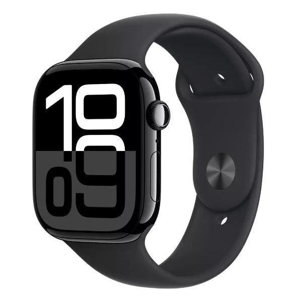 Apple Watch Series 10 Gps 42Mm Jet Black Aluminium Case W/Black Sport Band - M/L