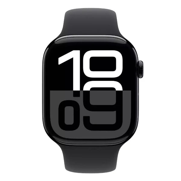 Apple Watch Series 10 Gps 42Mm Jet Black Aluminium Case W/Black Sport Band - M/L