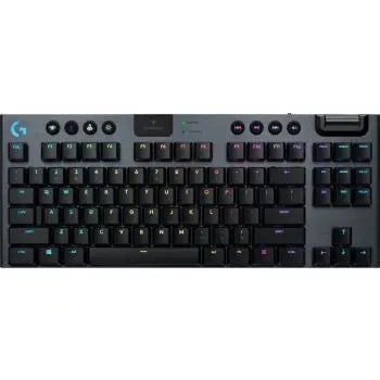 Logitech G915 TKL Ten Keyless Light Speed Wireless RGB Mechanical Gaming Keyboard - Clicky