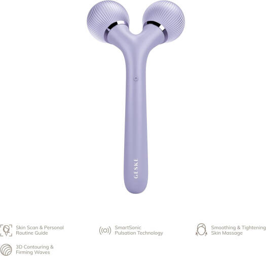 GESKE Face Care - Sonic Facial Rolle - 4 In 1- Purple