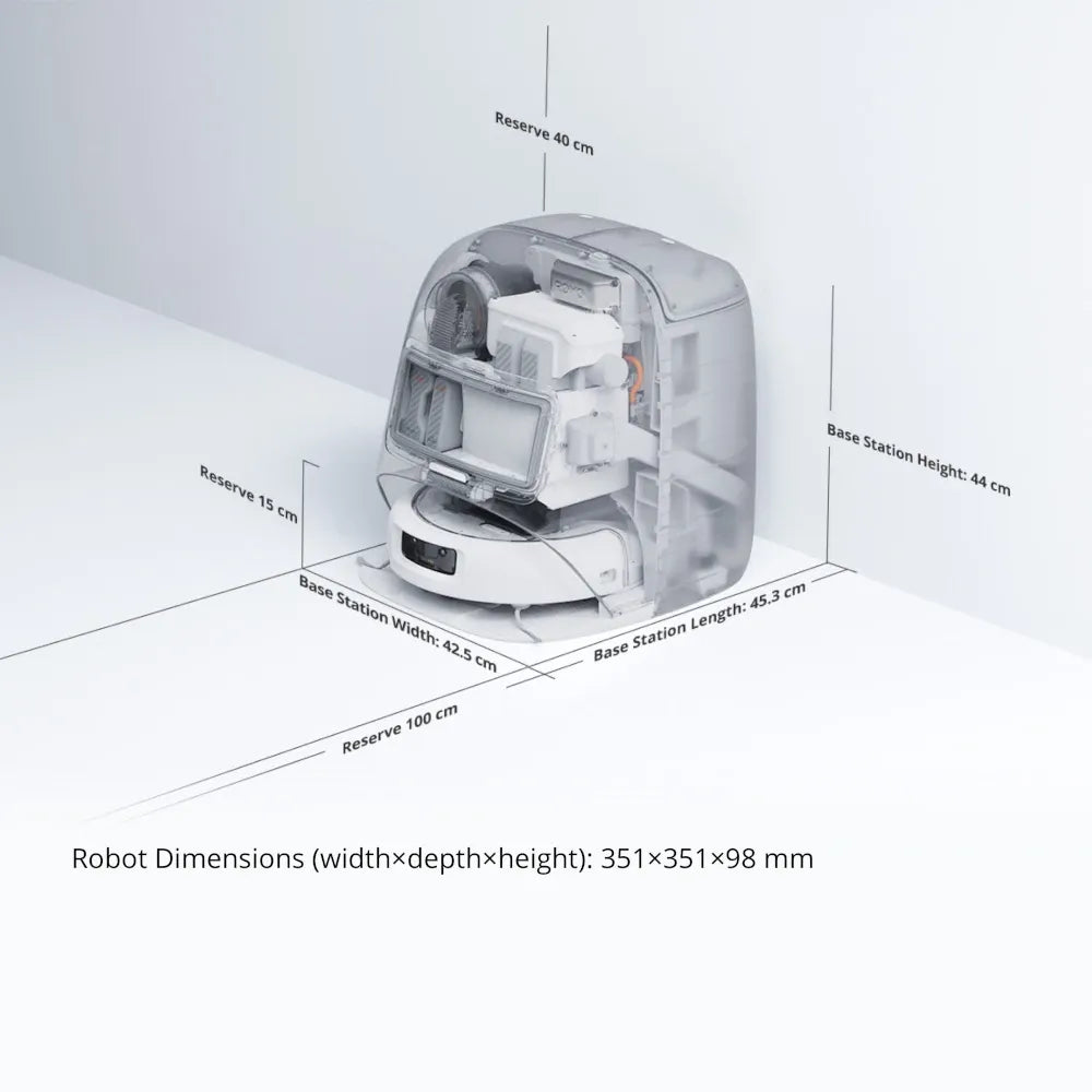 DJIRomoP Robotic Vacuum Cleaner (Water Tank Version)