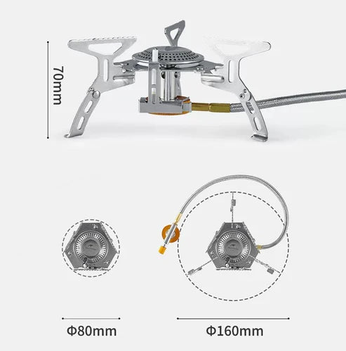 Naturehike Folding Camping Stove - Silver