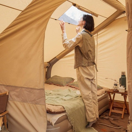 Naturehike Gen Air 12Y Inflatable Tent - Quicksand Gold (410*270*200)