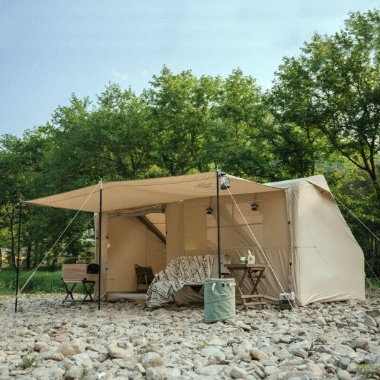 Naturehike Gen Air 12Y Inflatable Tent - Quicksand Gold (410*270*200)