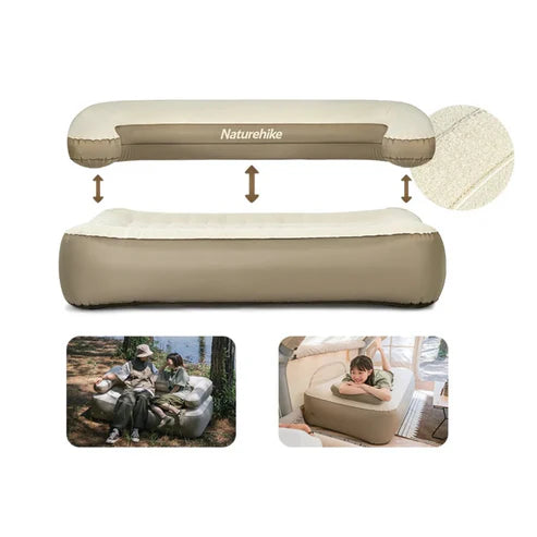 Naturehike SF01 Multifunctional inflatable Double Sofa -Summer Sand(165*95*65)