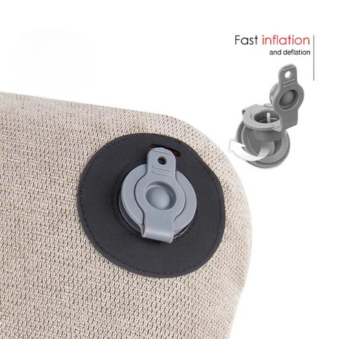 Naturehike 3D Anti-Slip Comfort Pillow ((Cover)) - Khaki