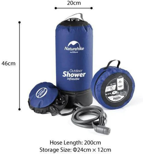 NatureHike PW1027 دش في الهواء الطلق - الأزرق