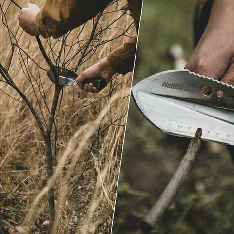 Naturehike Multi-functional outdoor hand Shovel - Silver