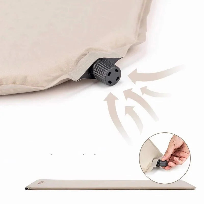 NatureHike Square Square Seffable Diversable Pad - Beige Single (200*75*3)