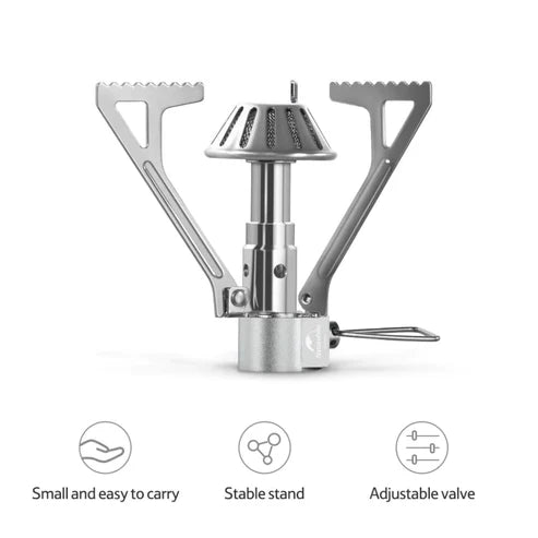 Naturehike Mini Folding Camping Stove - Silver
