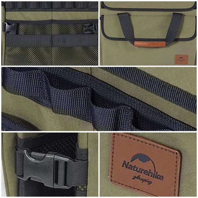 Naturehike Oxford Cloth Folding Storage Box - Army Green (60L)