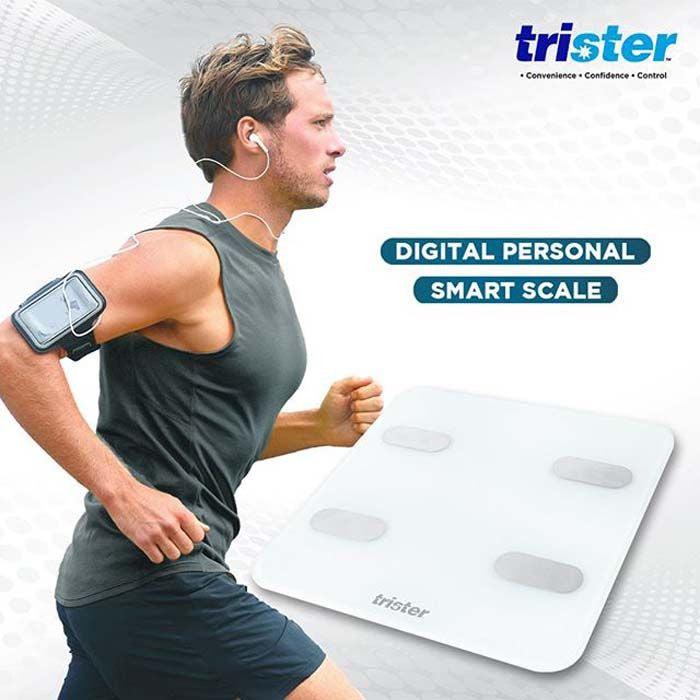 Trister Smart Body Musc Bone Bmi Scale -White 4S