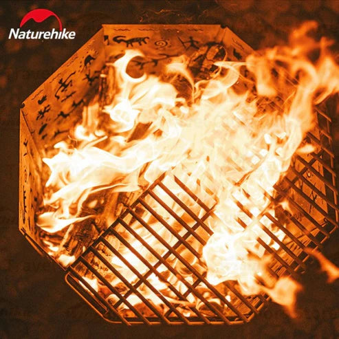 Naturehike Totem folding fire pit - Black (40*36.8*35)