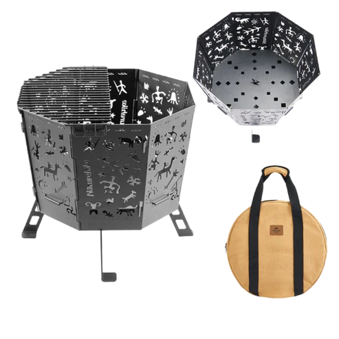 Naturehike Totem folding fire pit - Black (40*36.8*35)