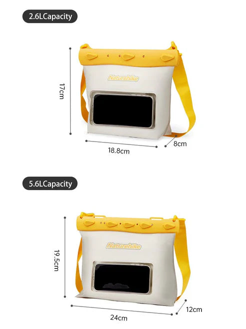 Naturehike Diving Series Multifunctional Waterproof Bag - Napoli Yellow (2.6L)
