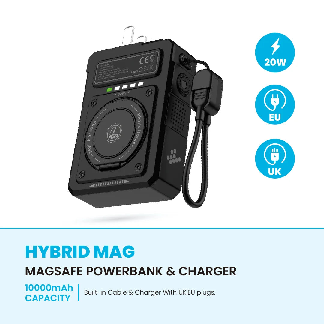 Pawa Hybrid Mag Magsafe Powerbank & Charger.